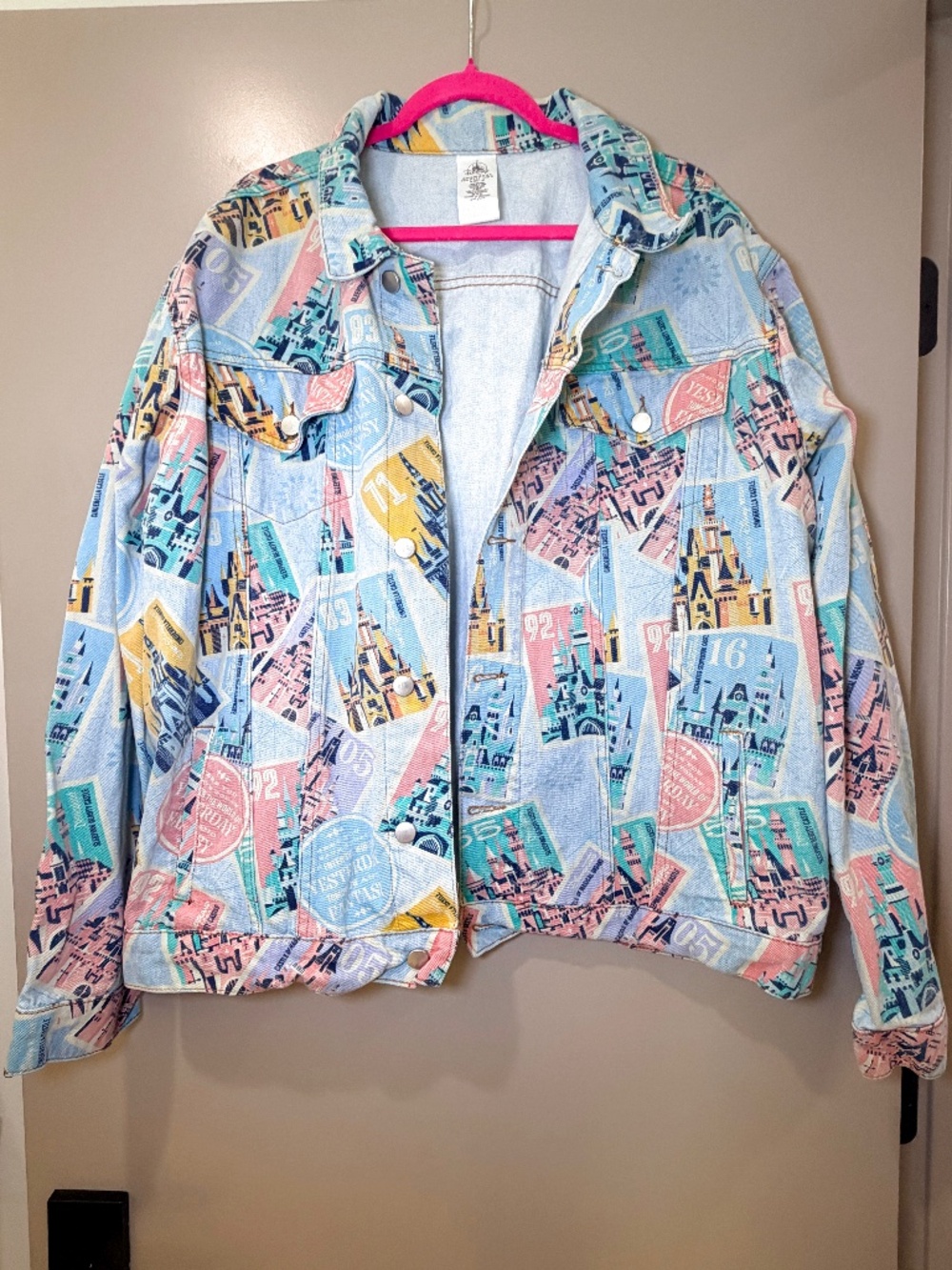 Disney Parks Castle Collection Denim Jacket All Parks Size XL